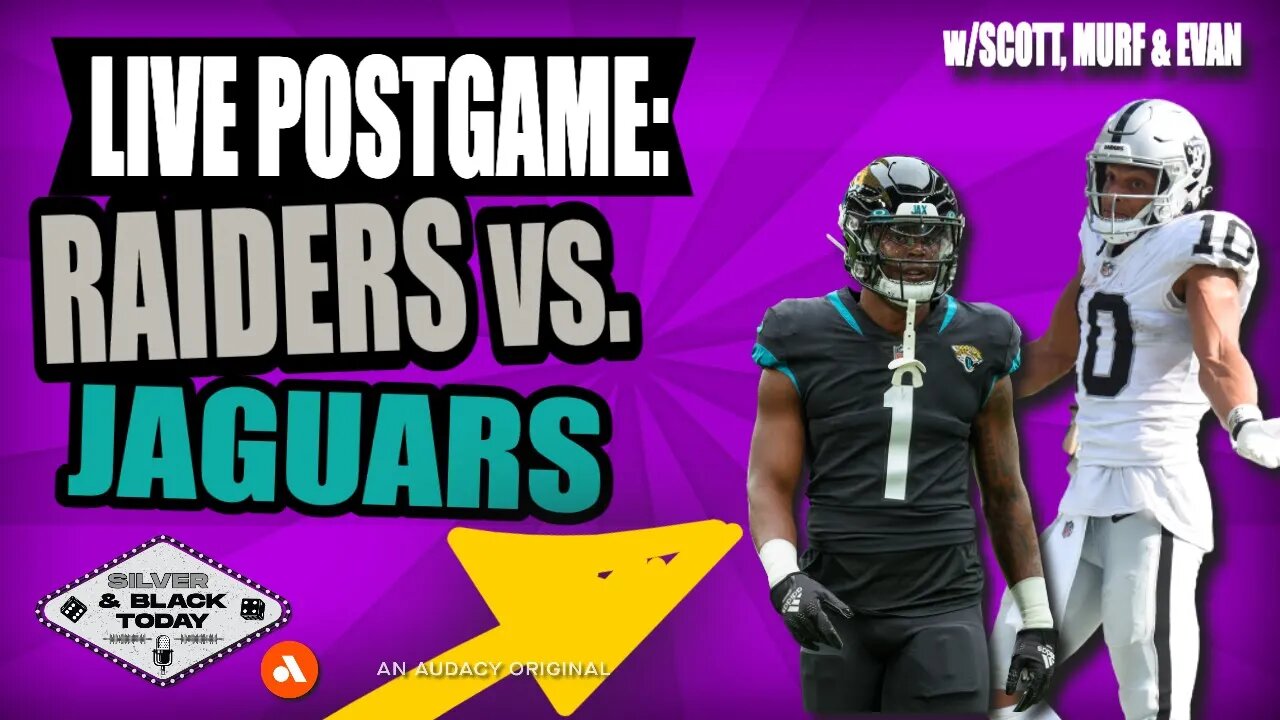 Las Vegas Raiders vs. Jacksonville Jaguars Postgame Show Live