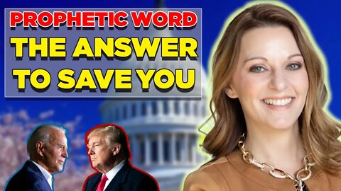 JULIE GREEN ✝️ PROPHETIC WORD ✝️ THE ANSWER TO SAVE YOU