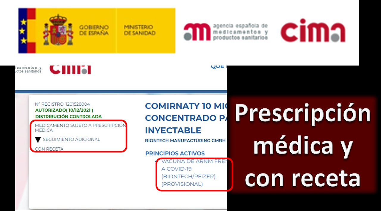 Con prescripción médica y receta. La Agencia Española de Medicamentos así lo exige