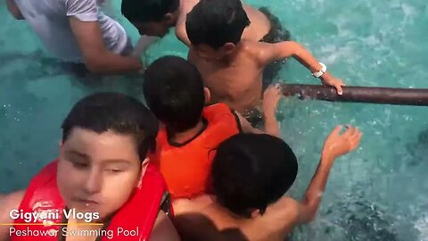 Swimming pool ma full Sunday Bacho ka Sath #newvideo