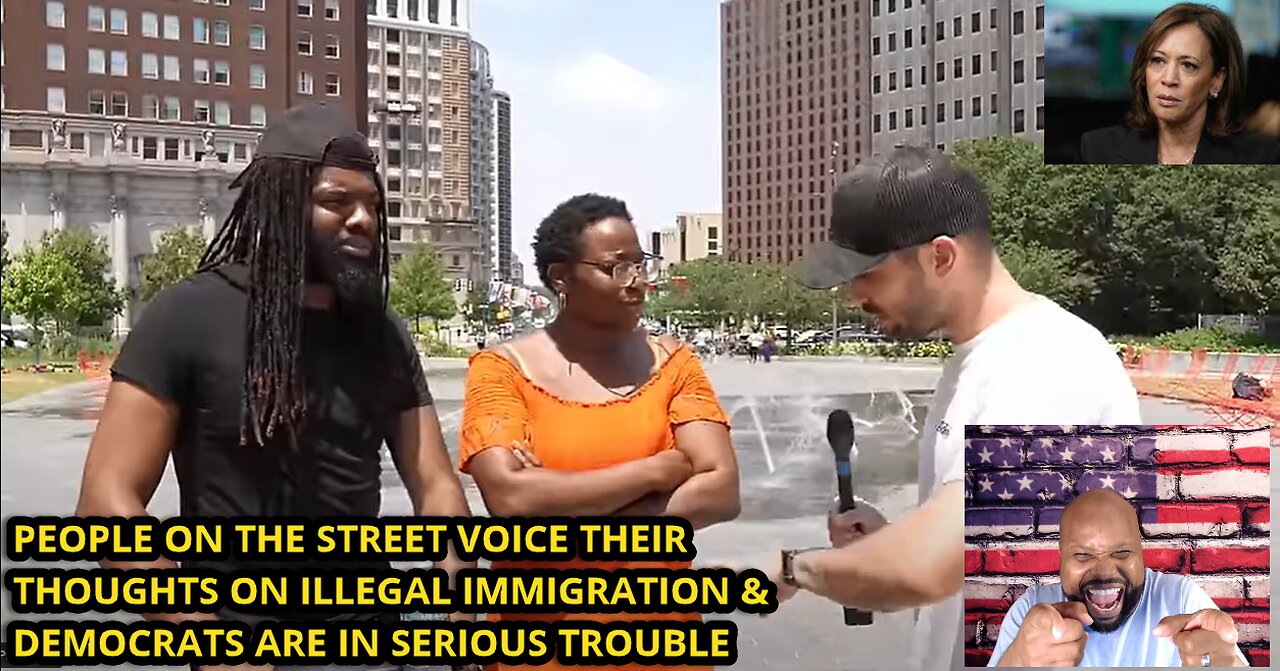 VOTERS IN THE STREET TALK ABOUT ILLEGAL IMMIGRATION & DEMS IN TROUBLE.