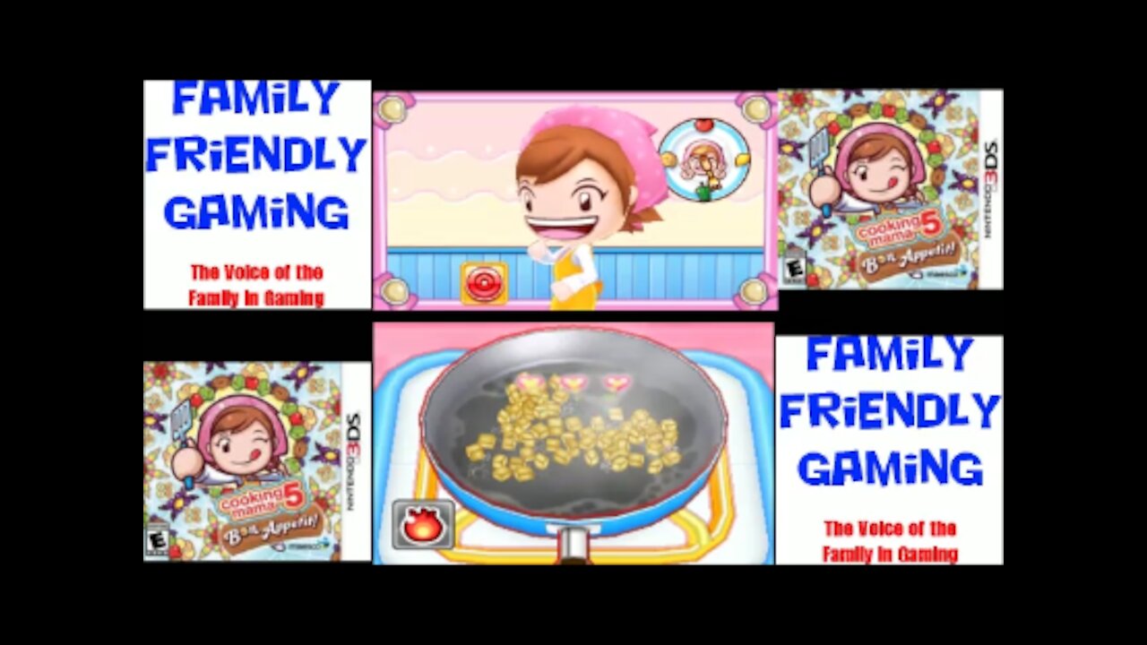 Cooking Mama 5 Bon Appetit! Mozzarella Salisbury Steak 3DS