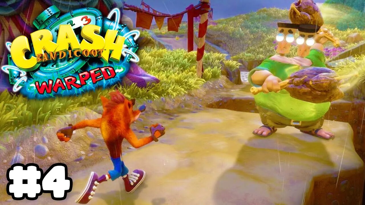 CRASH BANDICOOT 3: WARPED Gameplay Walkthrough Part 4 - No Commentary (FULL GAME) (N. Sane Trilogy)