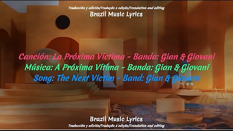 Brazil Music: The Next Victim - Band: Gian & Giovani