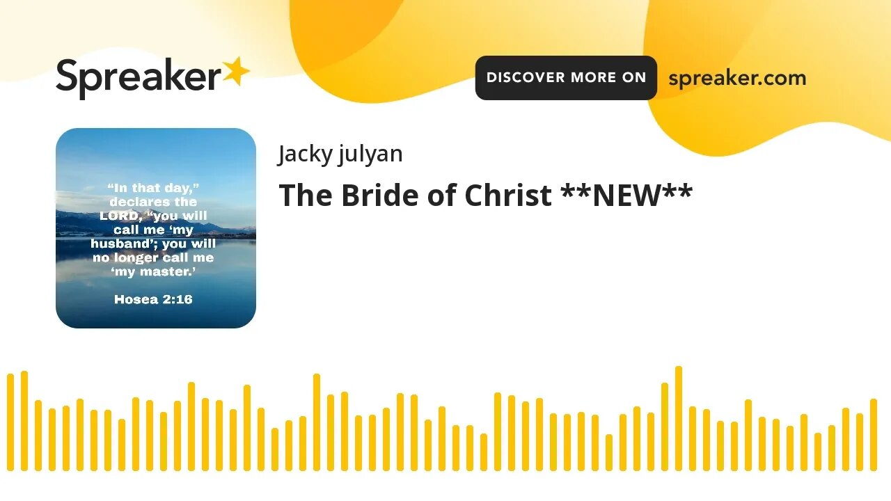 The Bride of Christ **NEW**