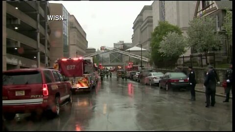 Procession for fallen firefighter