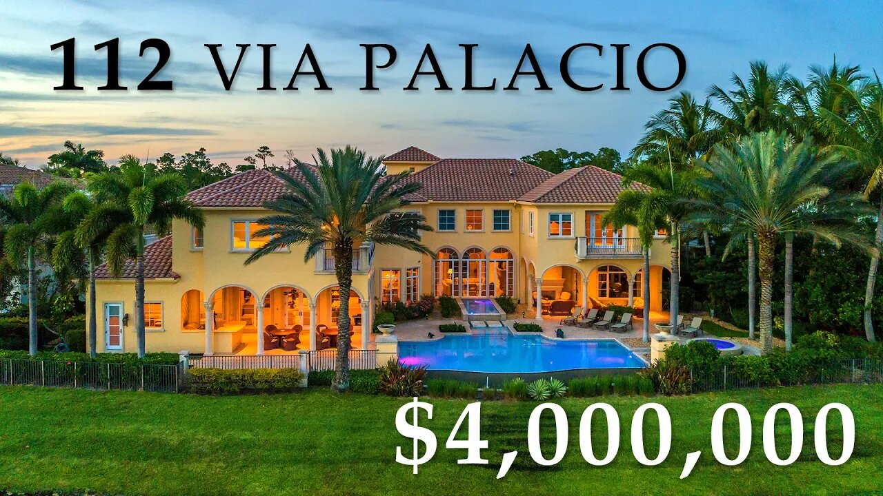 Tour this Magnificent estate home at 112 Via Palacio Palm