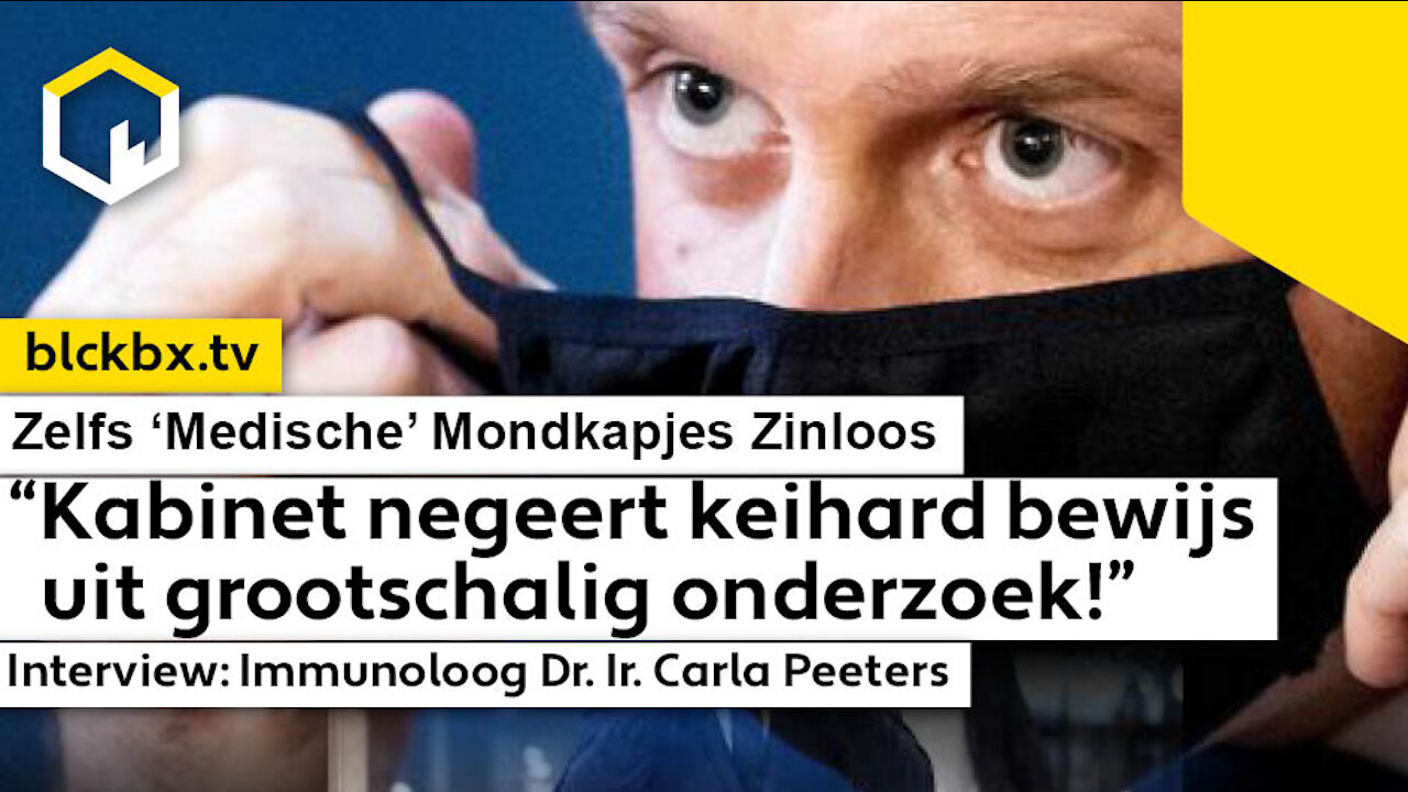 Kabinet negeert keihard bewijs dat mondkapjes zinloos zijn!