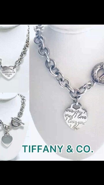 Tiffany &Co. Heart Tag Toggle Necklaces