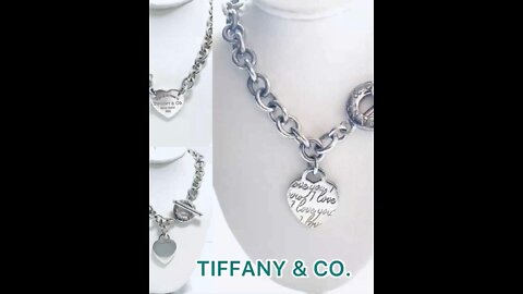 Tiffany &Co. Heart Tag Toggle Necklaces