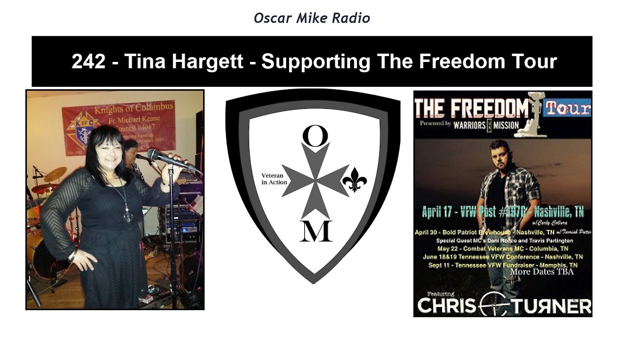 242 - Tina Hargett - Supporting The Freedom Tour