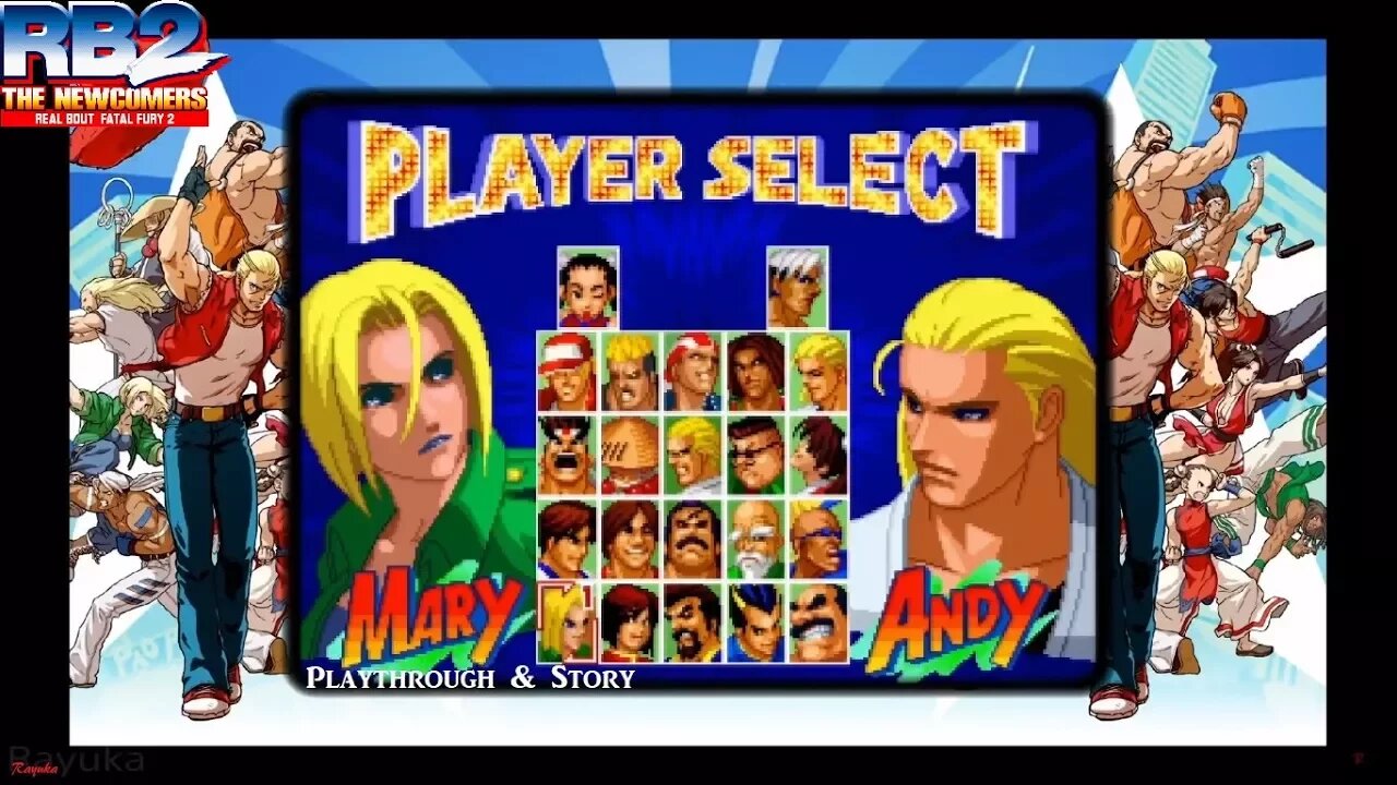 Real Bout Fatal Fury 2: The Newcomers - Playthrough & Story: Blue Mary