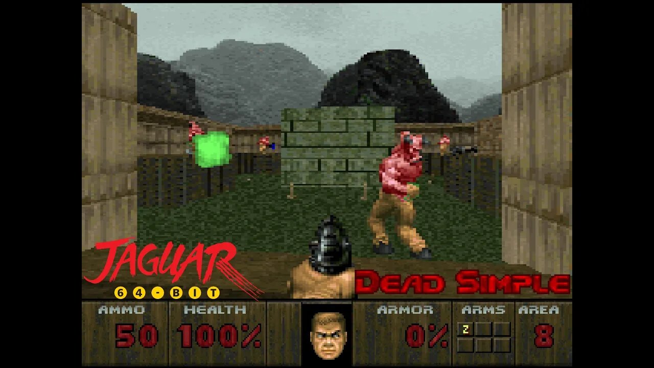 Doom 2: Dead Simple - Atari Jaquar - RomHack -(Calico-v2, PC port)