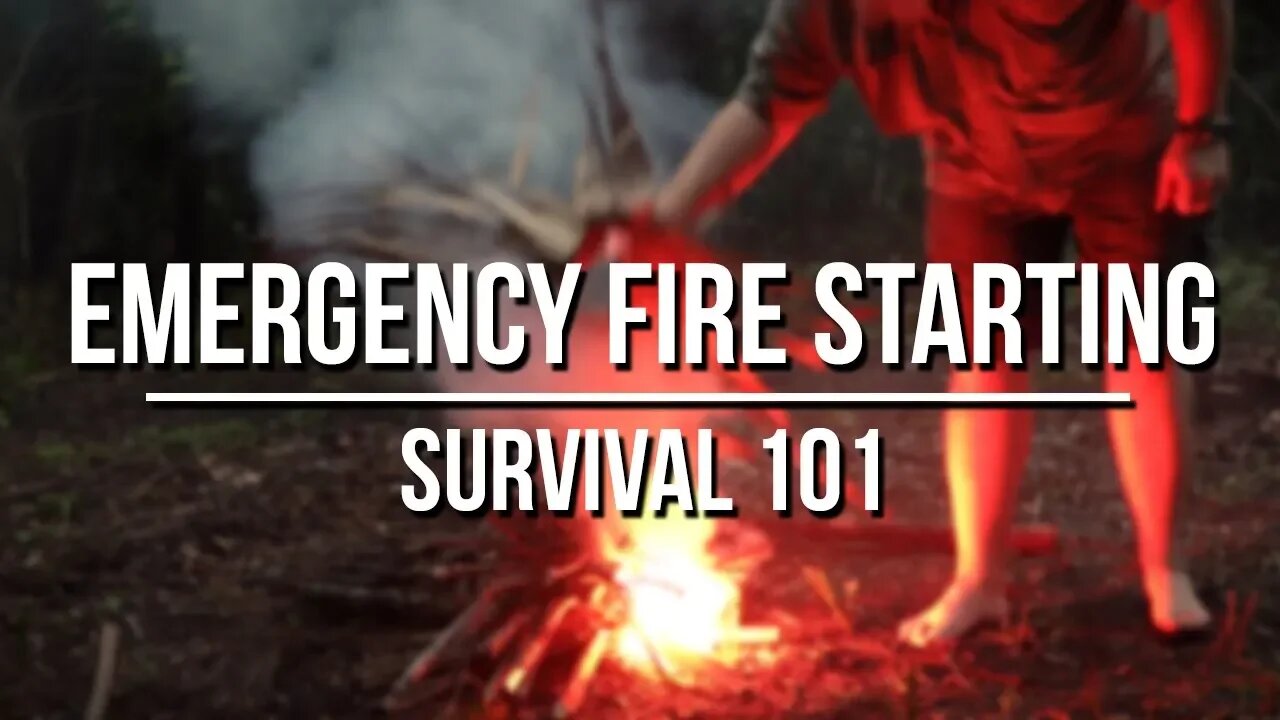 Emergency Fire Starting