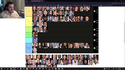 Best Male Actors of All Time Tier List