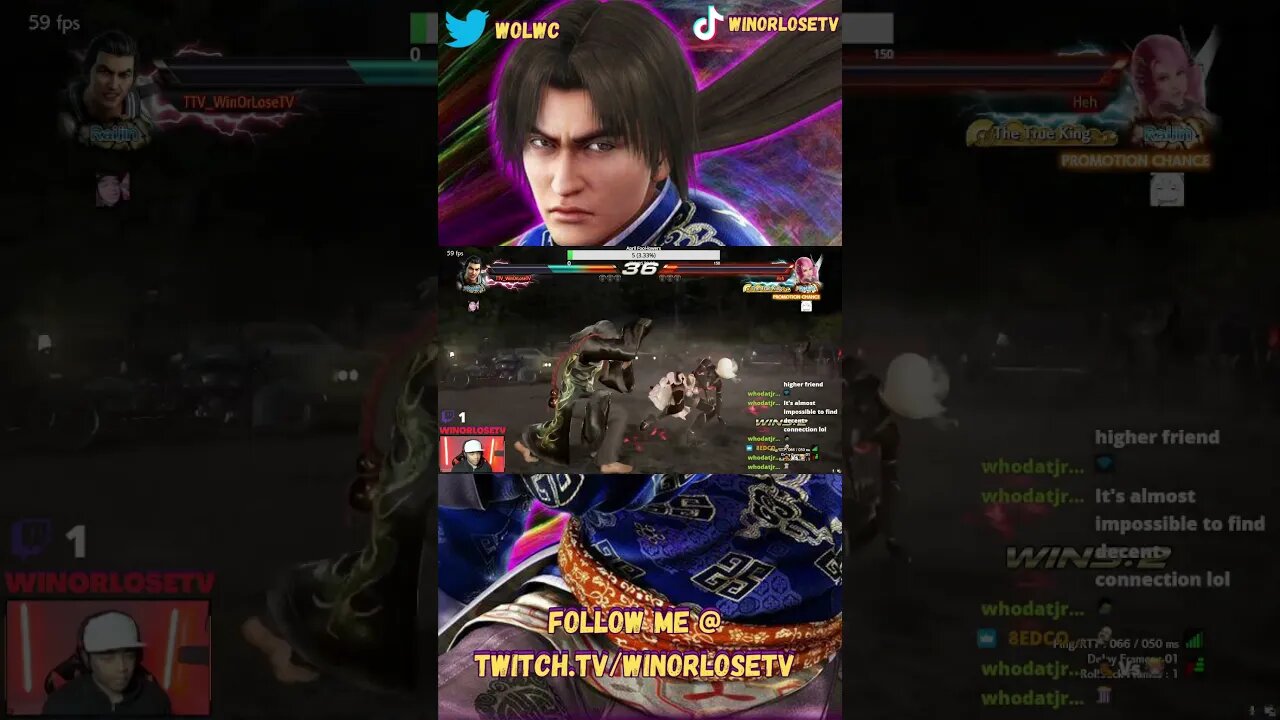 Tekken 7 Lei Wulong Match Highlight #61 #shorts #tekken7