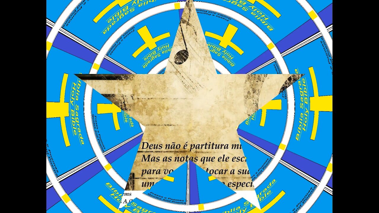 Deus não é partitura musical, mas as notas que ele escreveu para você... [Frases e Poemas]