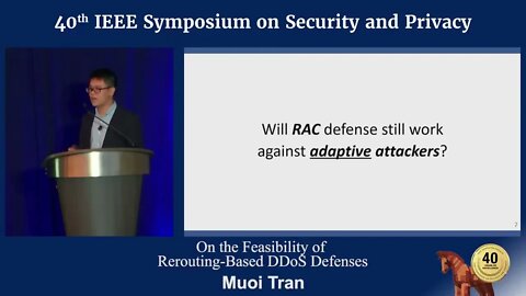 On the Feasibility of Rerouting Based DDoS Defenses