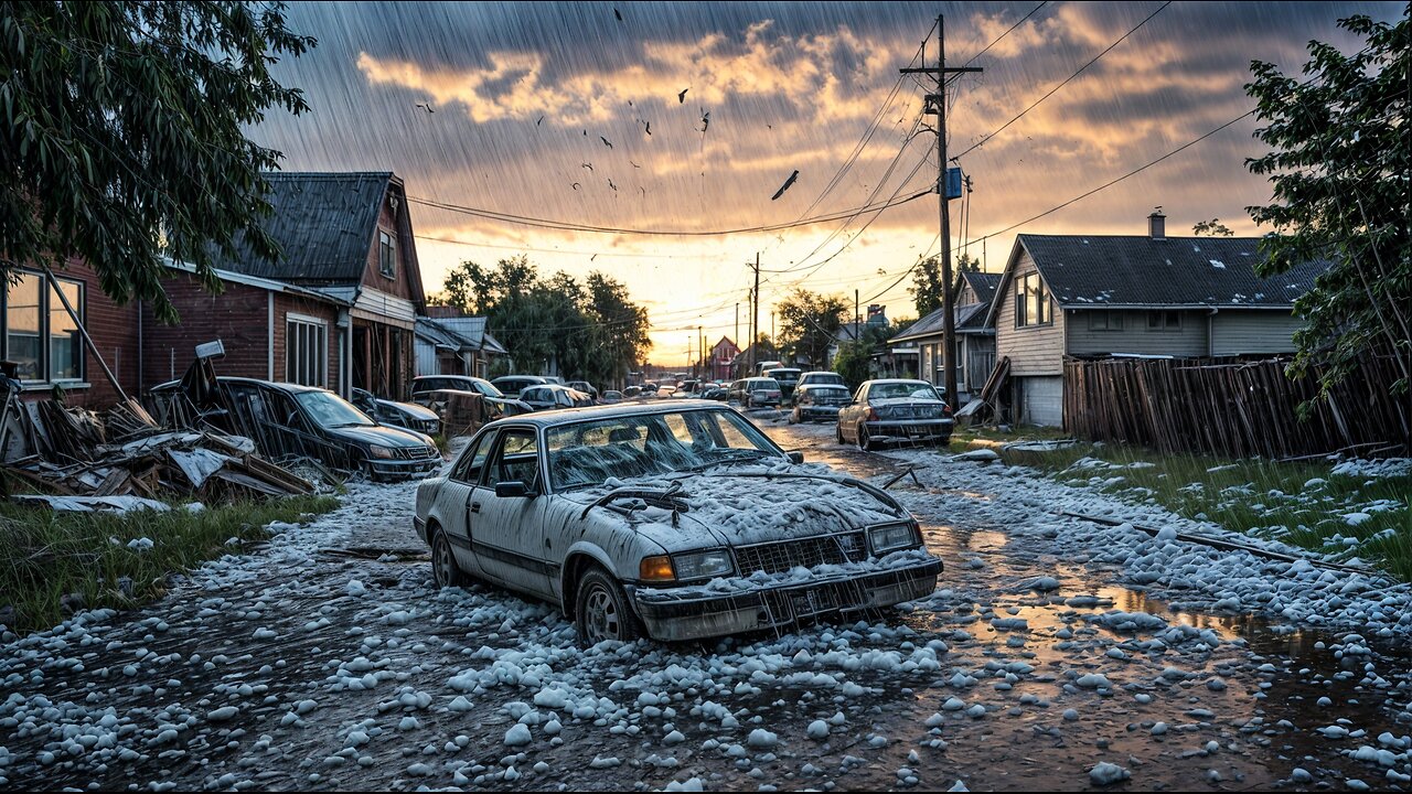 Canada NOW! Massive Hail and Storms Hit Calgary. Citywide Destruction and Airport Flooding