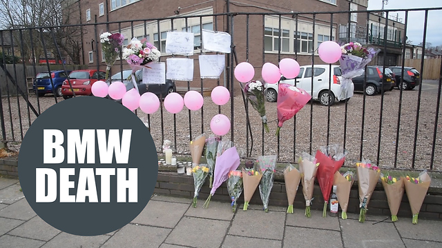 Girl who died after BMW ploughed into her as she waited at bus stop has been named locally