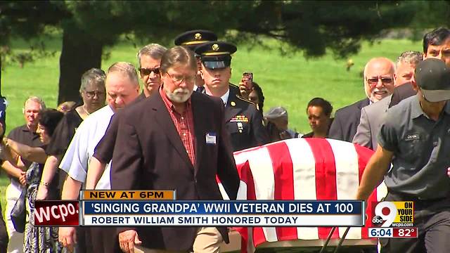 World War II veteran known as 'Singing Grandpa' dies at 100