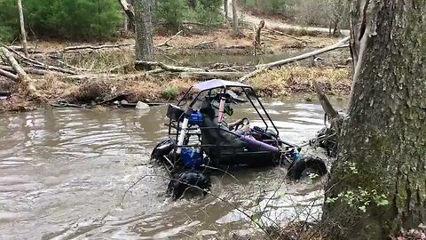 Mudding On My Go Kart Yerf Buggy