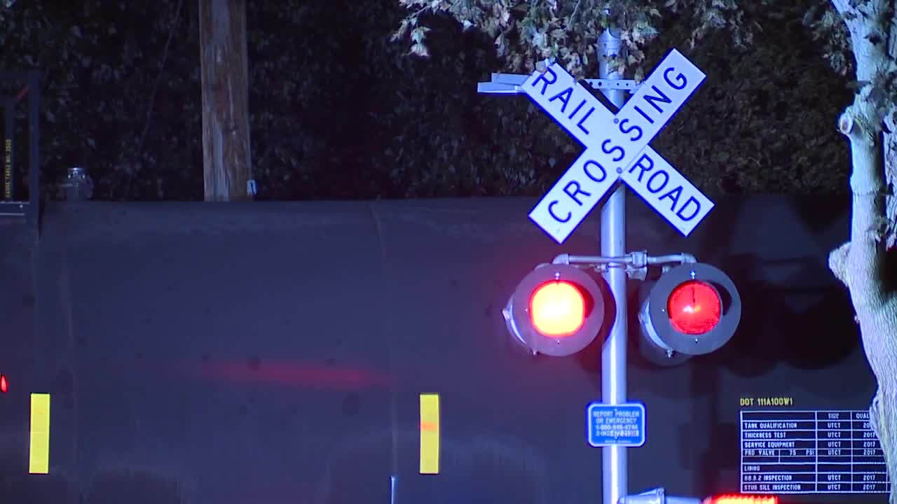 Several roads are blocked after a person was struck, killed by train in Lakewood