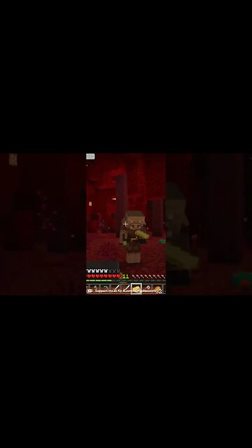 These piglins seem to really love my gold #shorts #minecraft #gaming #gold