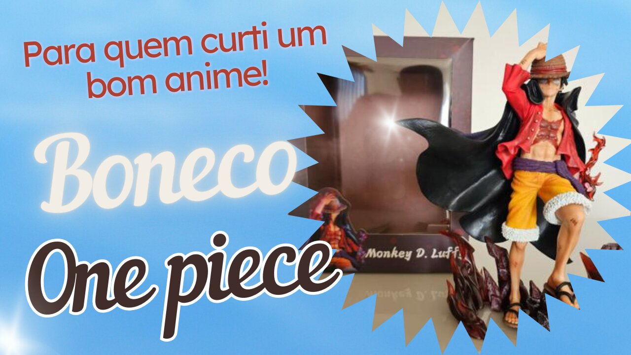 Quem gosta de um bom anime? Action Figure Luffy One Piece