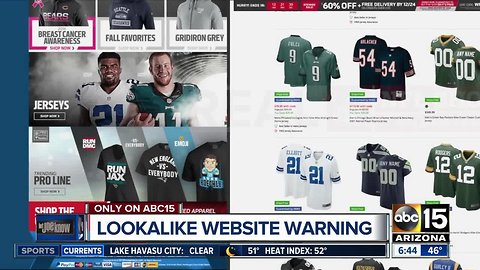 Fake NFL site scams Valley resident