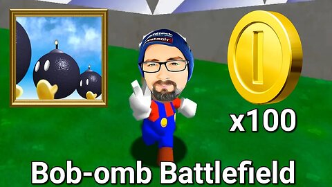 100 Coin Star in Bob-omb Battlefield - Super Mario 64