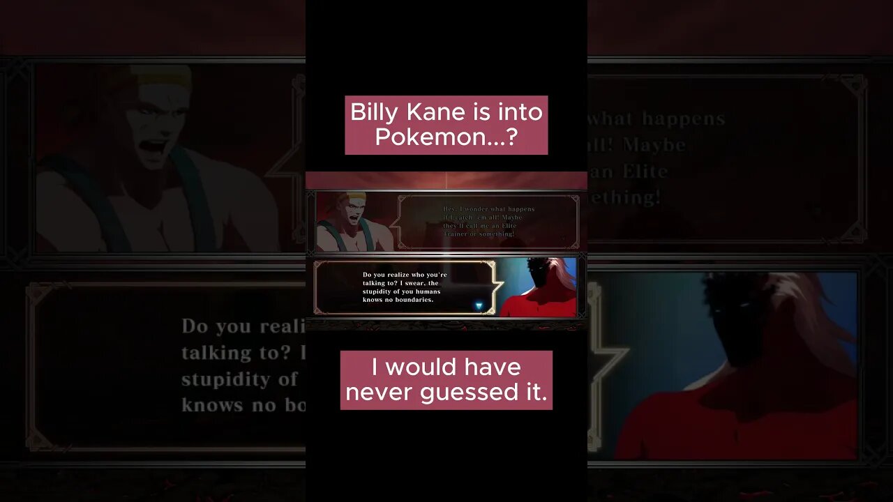 Billy Kane is into Pokemon...? #BillyKane #FatalFury #TheKingofFighters #KOFXIII #Pokemon