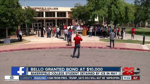 Bakersfield College student detained by ICE granted bond