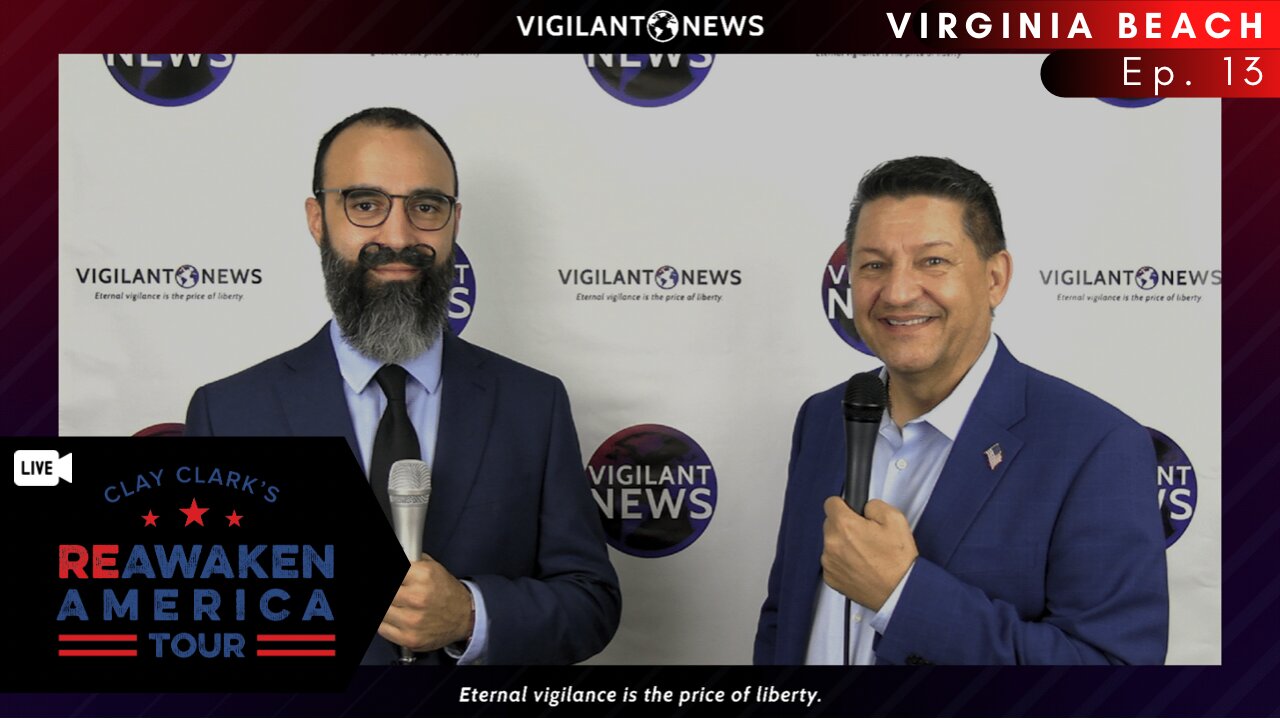 Peter Arianas at the Reawaken America Tour Virginia Beach 2022 | Vigilant News