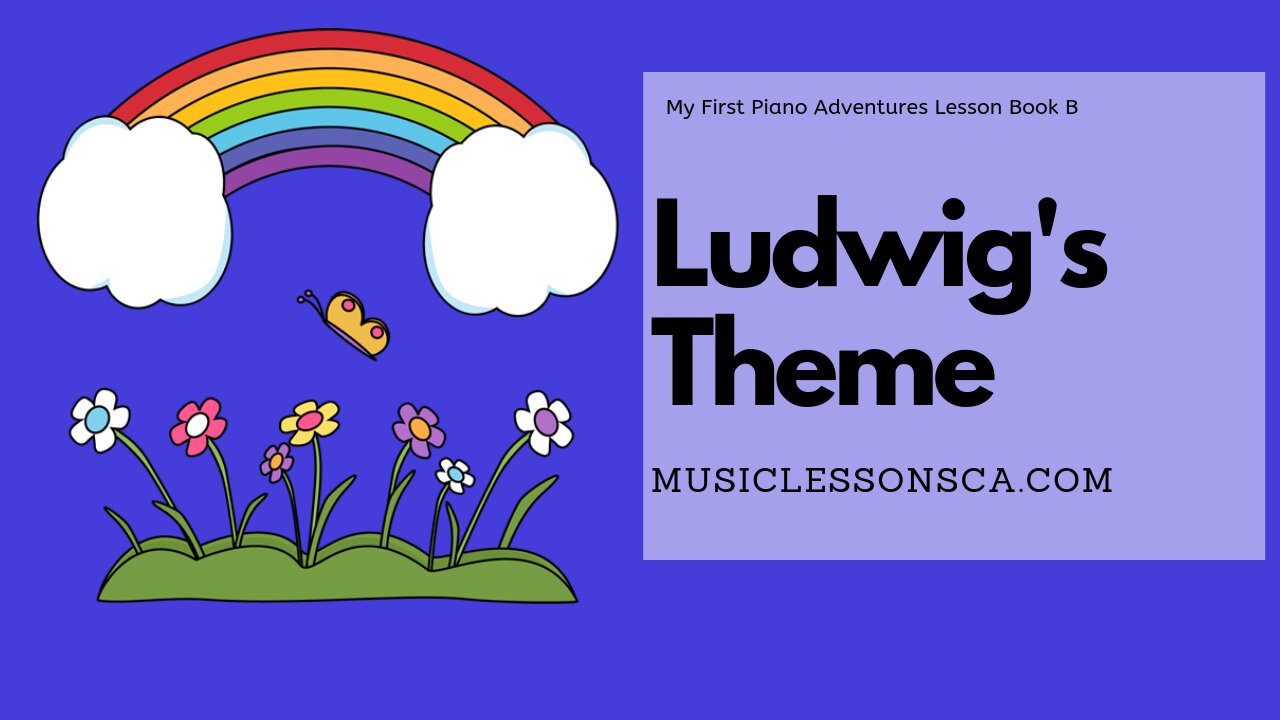 Piano Adventures Lesson Book B - Ludwig's Theme