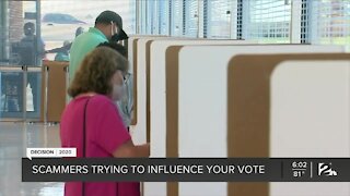 Scammers trying to influence your vote