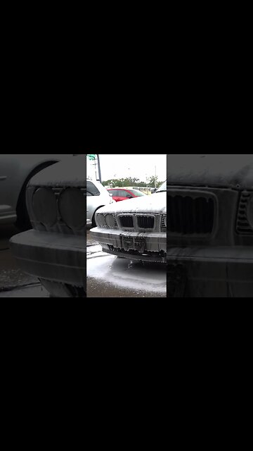 E34 BMW | First Deep Clean Since Ownership #shorts #detailing #cars