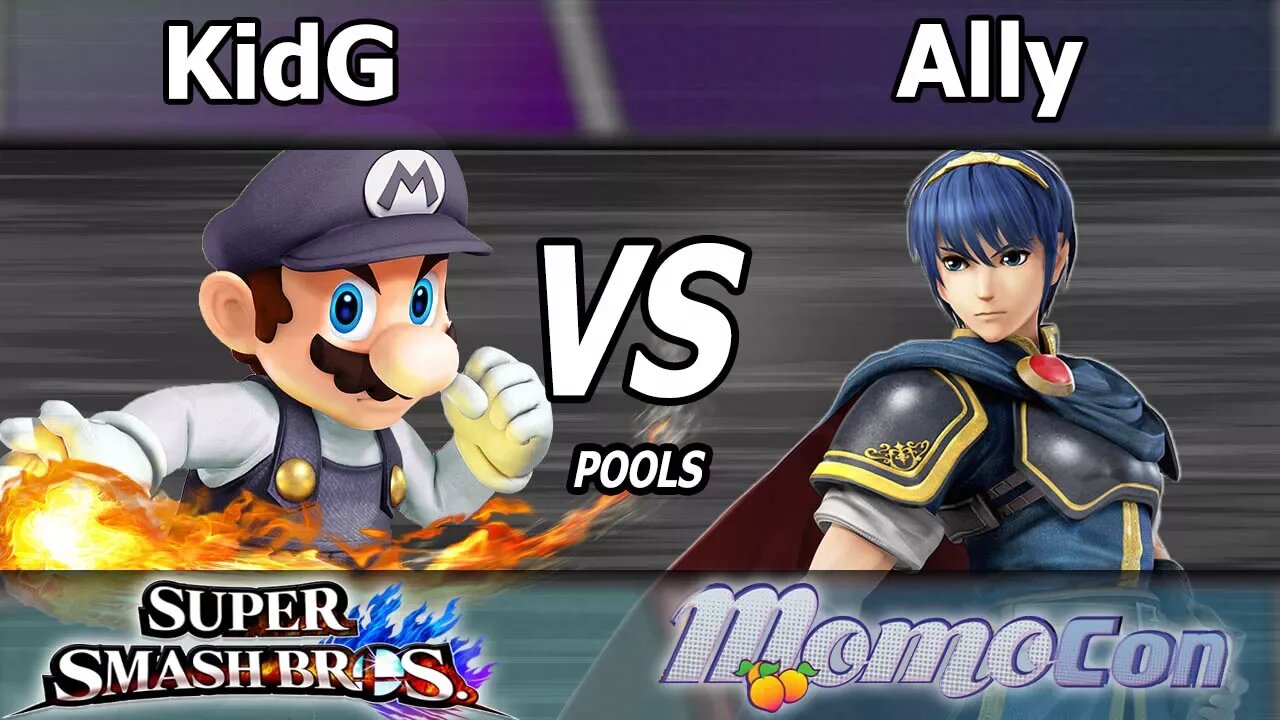 KidG (Mario) vs. C9|Ally (Mario & Marth) - Wii U Pools - Momocon 2017