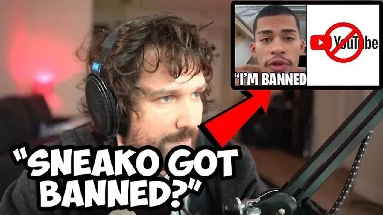 Destiny Reacts to SNEAKO Banned off YouTube!