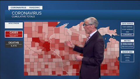 New COVID-19 tracking map shows latest trends