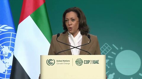 Kamala Harris Tells World Leaders They "Must Do More" To Fight Those Who "Deny Climate Science"