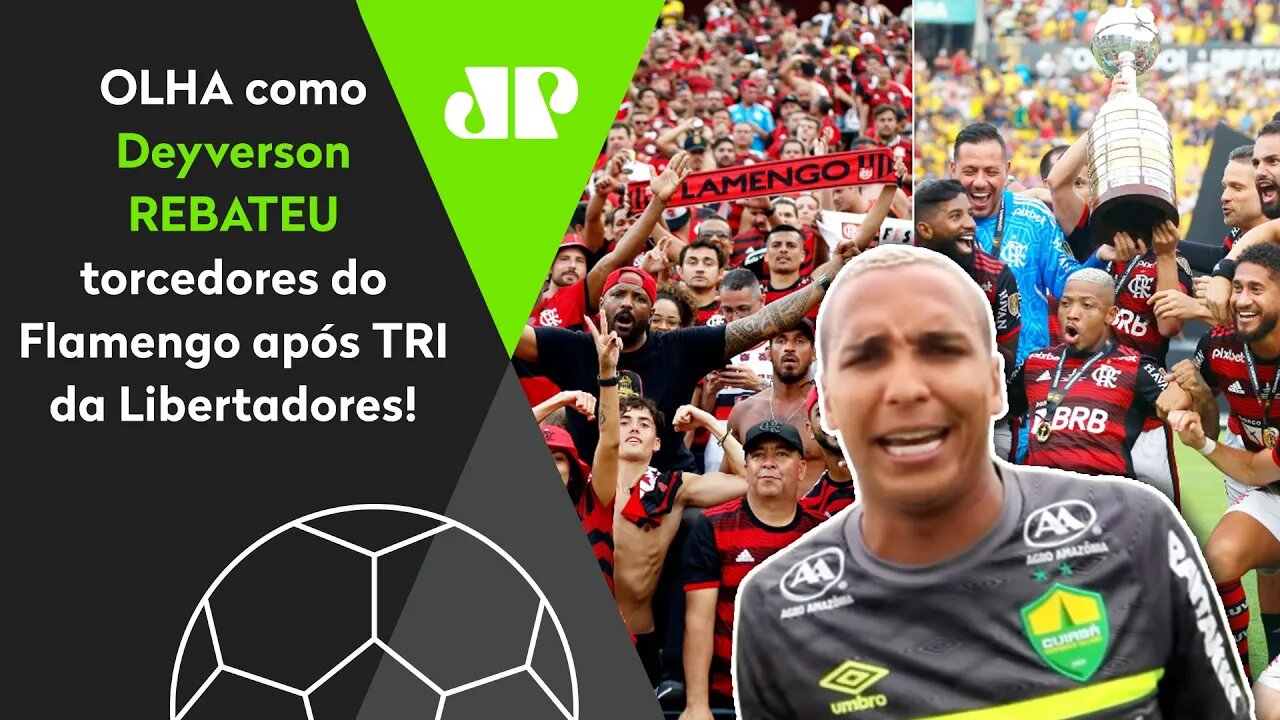 DEU NO MEIO! Deyverson é PROVOCADO por torcedores do Flamengo e REBATE após TRI da Libertadores!