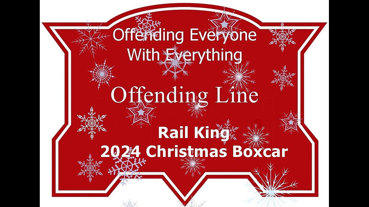 2024 Christmas Rail King Boxcar