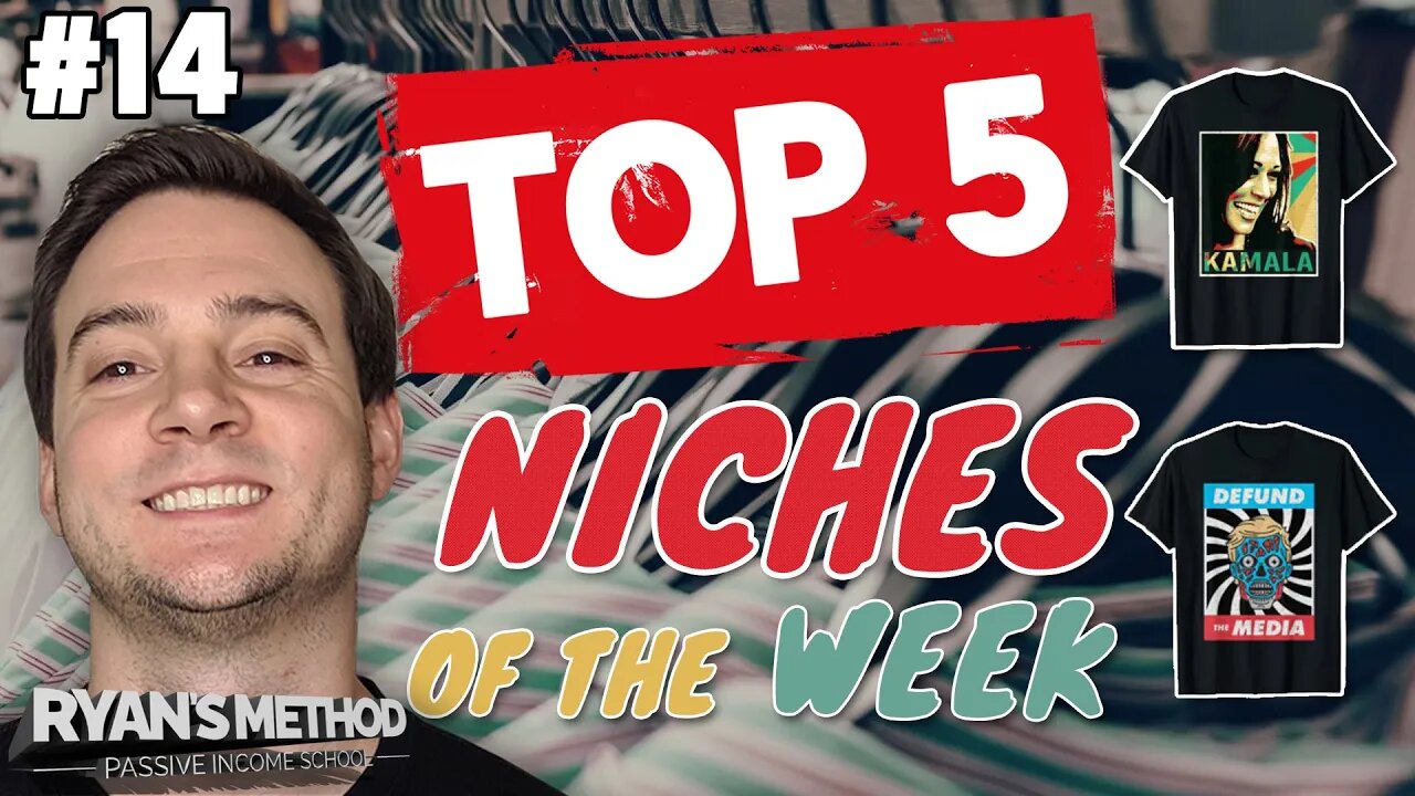 TOP 5 NICHES 🔥 Print on Demand Niche Research #14 — (8/16/2020)