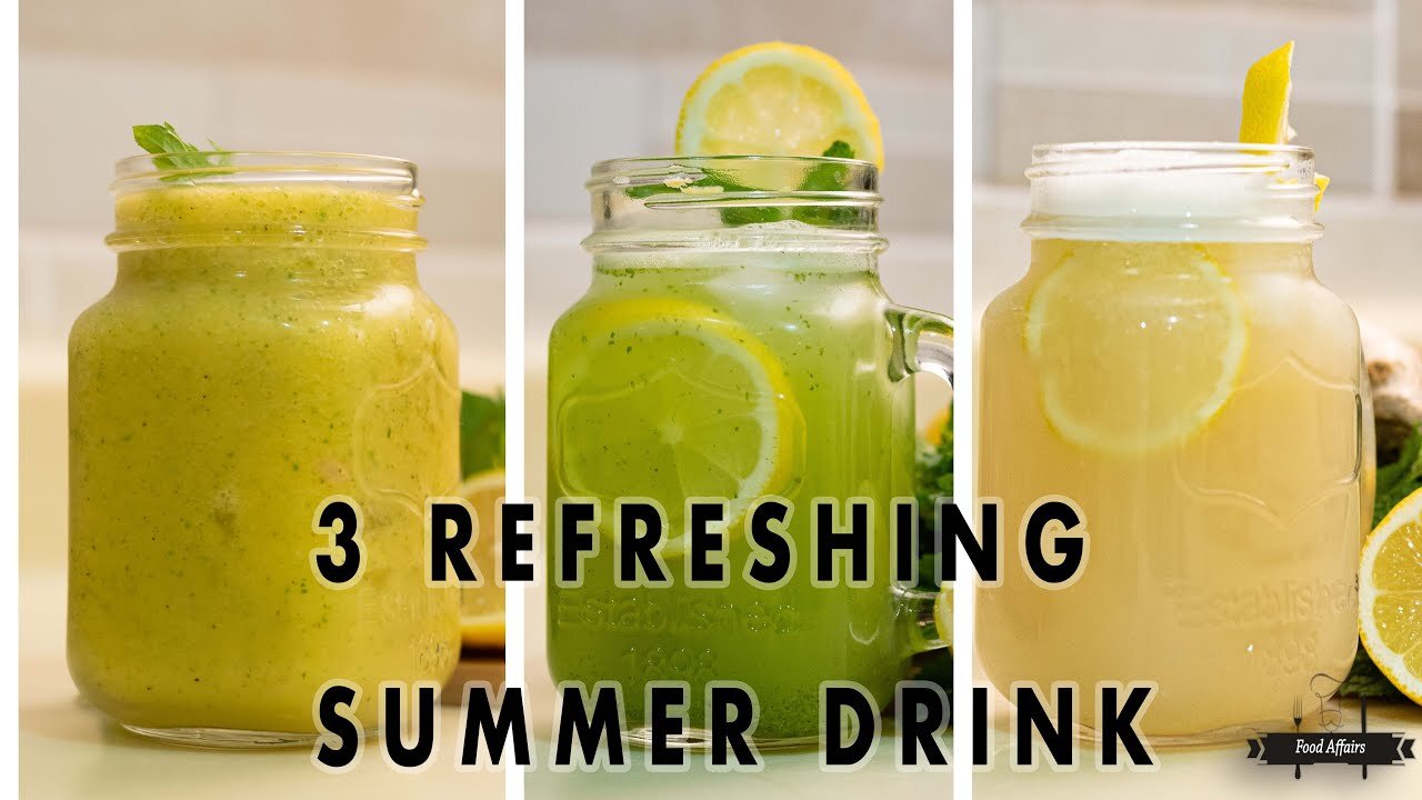 Refreshing Summer Drink - 3 Way - Summer Special