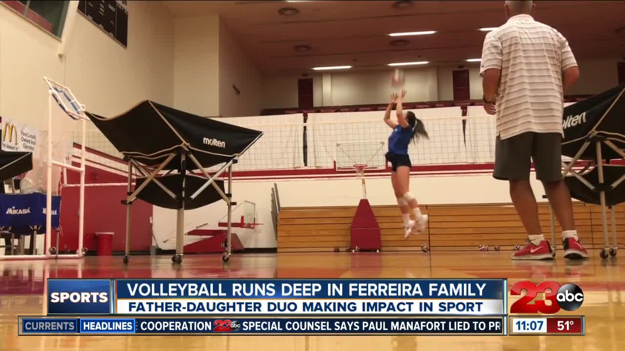 Volleyball runs deep in Ferreira family