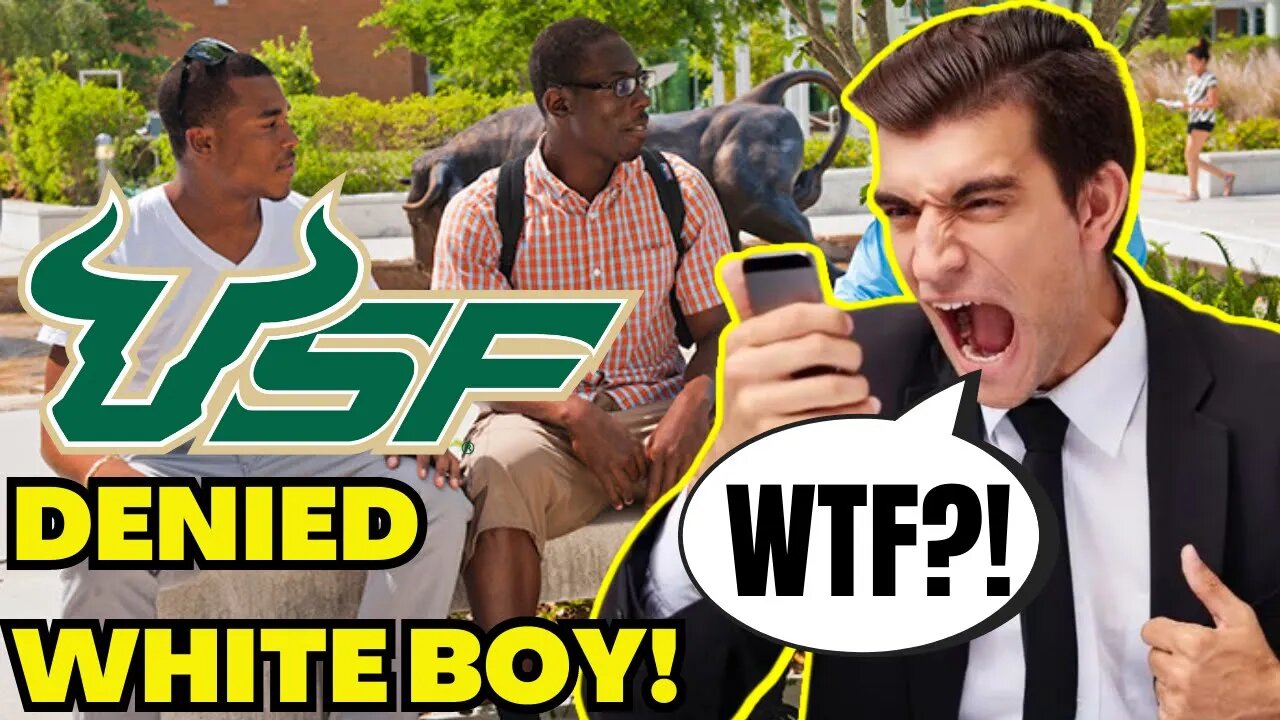 WOKE Florida College DENIES Student Access To MENTAL HEALTH MEETING For BEING WHITE!