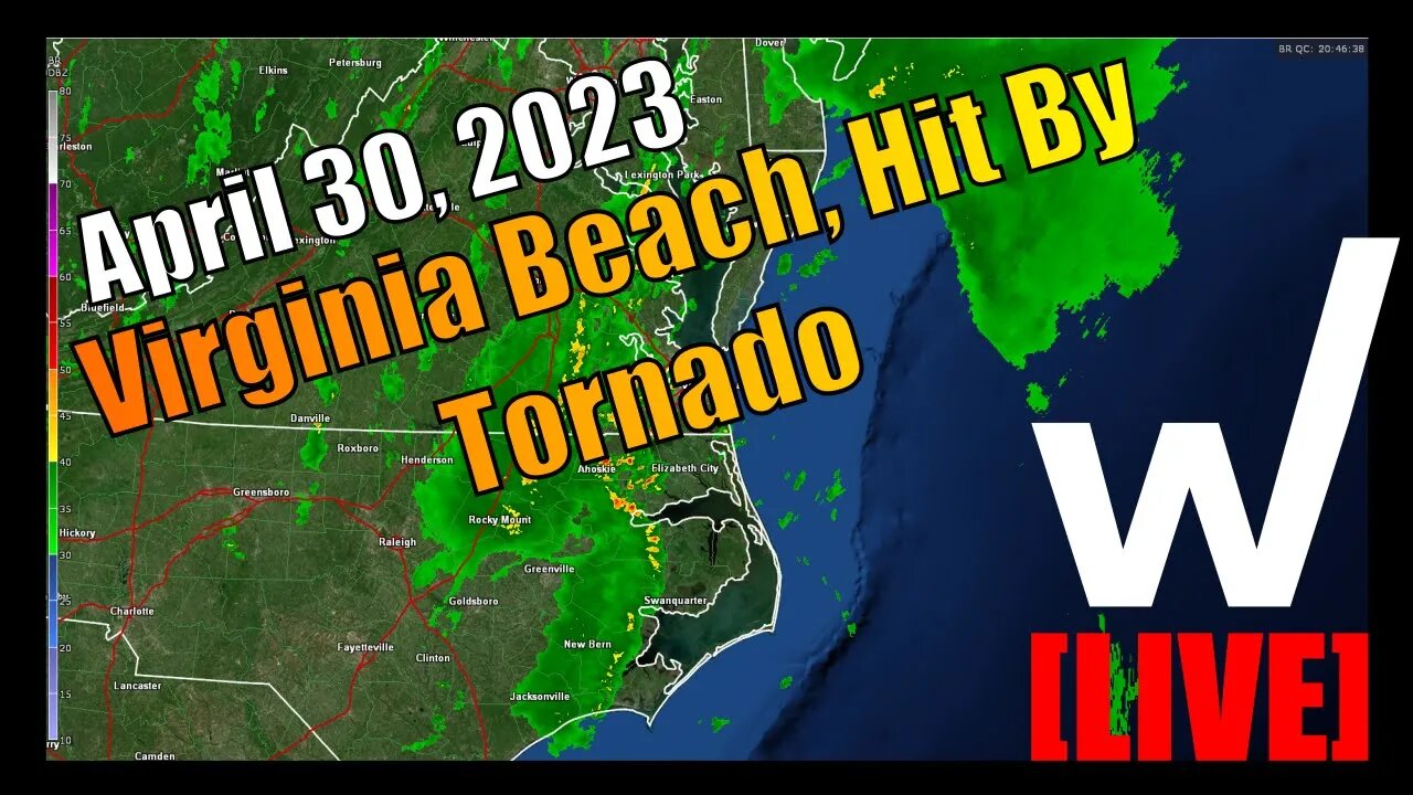 Live Coverage: Virginia Beach Hit By A Tornado.