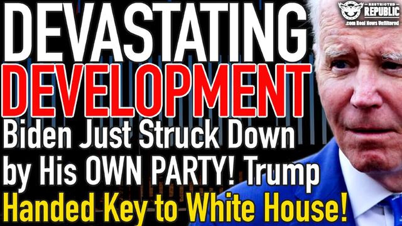 Biden Just Struck Down By His OWN Party - Trump Handed Key To White House - 3/15/24..