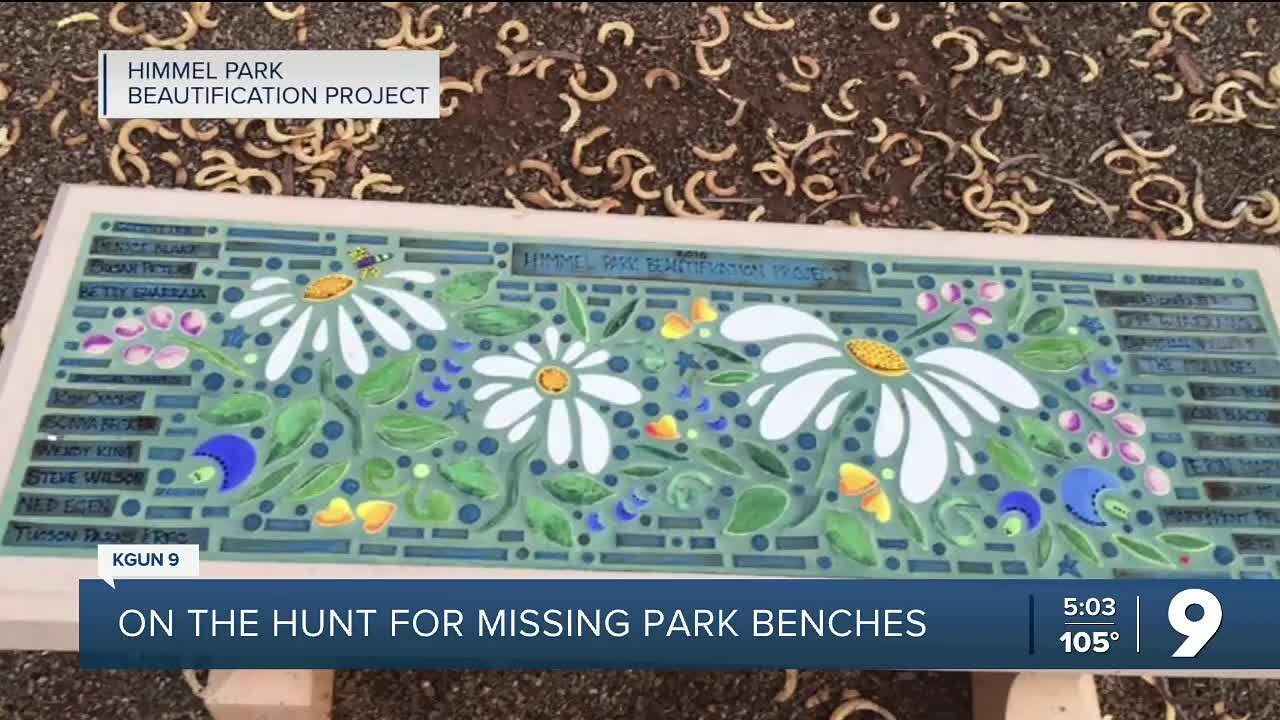 Tucson Midtown Search for Missing Himmel Park Benches